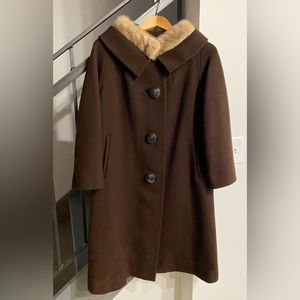 Impeccably Preserved Vintage Wool Coat